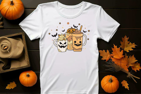 Halloween Coffee Latte Cup, svg & sublimation SVG dadan_pm 