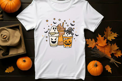 Halloween Coffee Latte Cup, svg & sublimation SVG dadan_pm 