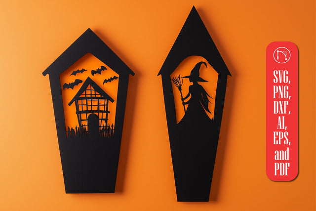 Halloween Coffin Cutouts SVG Cut File SVG MD JOYNAL ABDIN 