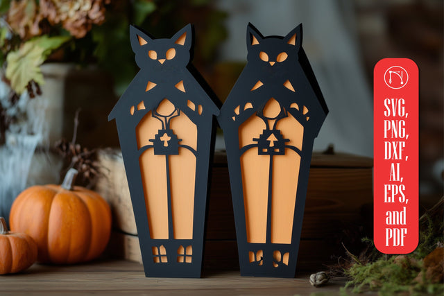 Halloween Coffin Cutouts SVG Cut File SVG MD JOYNAL ABDIN 