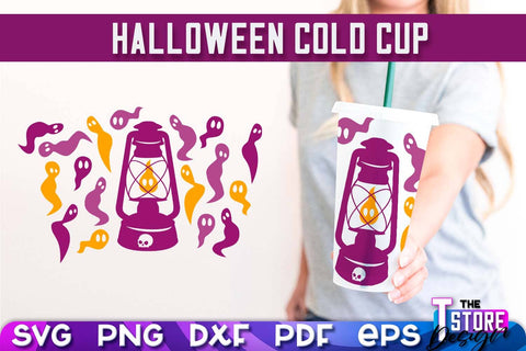Halloween Cold Cup Bundle | Spooky Season | Cold Cup Wrap SVG v.2 | SVG Files SVG The T Store Design 