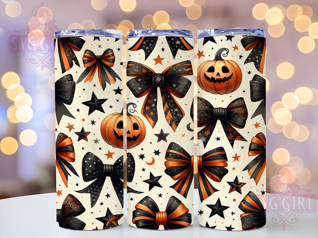 Halloween Coquette 20oz Tumbler Wrap Sublimation Design, Straight Tapered Tumbler Wrap, Coquette Tumbler Png, Instant Digital Download Sublimation SvggirlplusArt 