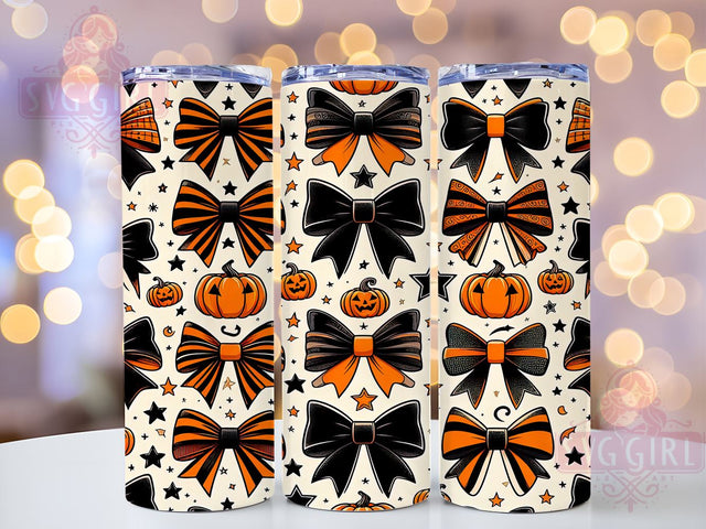 Halloween Coquette 20oz Tumbler Wrap Sublimation Design, Straight Tapered Tumbler Wrap, Coquette Tumbler Png, Instant Digital Download Sublimation SvggirlplusArt 