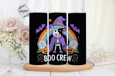 Halloween Cow 20oz Tumbler Wrap Sublimation sassyprint 