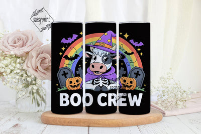 Halloween Cow 20oz Tumbler Wrap Sublimation sassyprint 