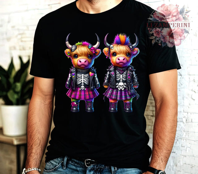 Halloween Cow, Spooky Art, Highland Cow PNG, Digital Download, Halloween Decor, Cow Clipart, Fall Vibes, Cute Halloween Sublimation Li Zamperini 