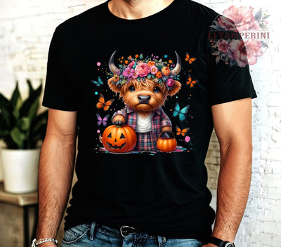 Halloween Cow, Spooky Art, Highland Cow PNG, Digital Download, Halloween Decor, Cow Clipart, Fall Vibes, Cute Halloween Sublimation Li Zamperini 