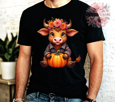Halloween Cow, Spooky Art, Highland Cow PNG, Digital Download, Halloween Decor, Cow Clipart, Fall Vibes, Cute Halloween Sublimation Li Zamperini 