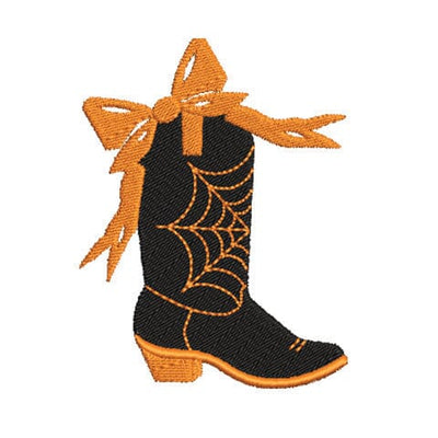 Halloween Cowboy Boot Embroidery Design Embroidery/Applique DESIGNS Creatively Embroidery 