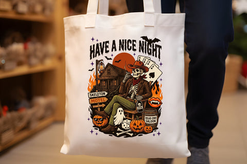 Halloween Cowboy Png-Vintage Motel Png Sublimation designartist 