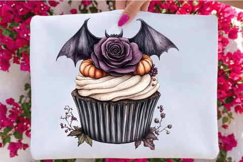 Halloween Cupcake PNG Clipart Bundle Sublimation SVGArt 