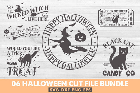 Halloween Cut File Bundle SVG Rupkotha 