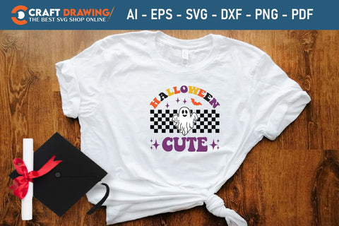 Halloween Cute Halloween Svg, Halloween Png , Halloween Clipart, Ghost Svg, Halloween Shirt Svg, Hippie Svg, Retro Svg, Svg Bundle, Sublimation Designs SVG Debashish Barman 