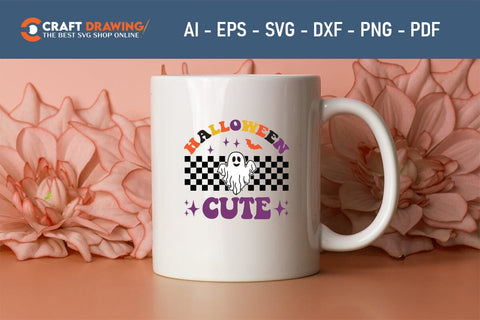 Halloween Cute Halloween Svg, Halloween Png , Halloween Clipart, Ghost Svg, Halloween Shirt Svg, Hippie Svg, Retro Svg, Svg Bundle, Sublimation Designs SVG Debashish Barman 