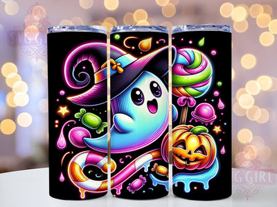 Halloween Cute Spooky Season Horror 20oz Tumbler Wrap Sublimation Design, Straight Tapered Tumbler Wrap, Halloween Ghost Tumbler Png, Instant Digital Download Sublimation SvggirlplusArt 