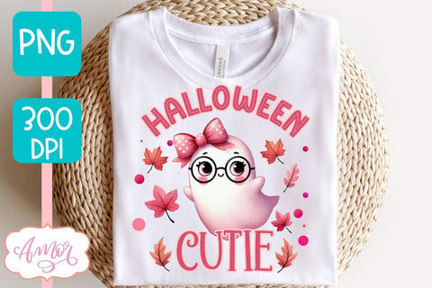 Halloween cutie PNG for sublimation | Pink Halloween PNG Sublimation Amorclipart 