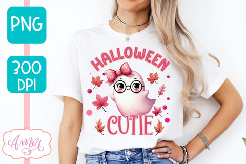 Halloween cutie PNG for sublimation | Pink Halloween PNG Sublimation Amorclipart 
