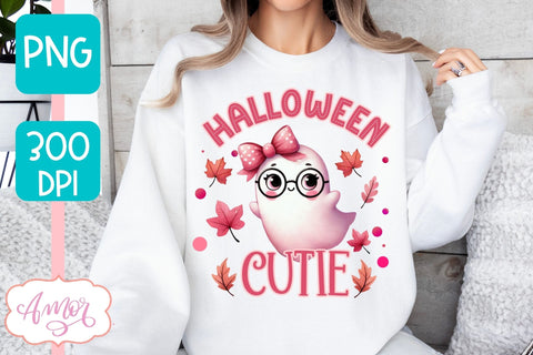Halloween cutie PNG for sublimation | Pink Halloween PNG Sublimation Amorclipart 