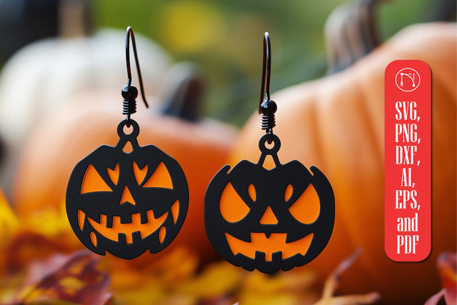 Halloween Dangle Earring SVG Cut File SVG MD JOYNAL ABDIN 