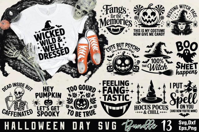 Halloween Day SVG Bundle, SVG Angelina750 