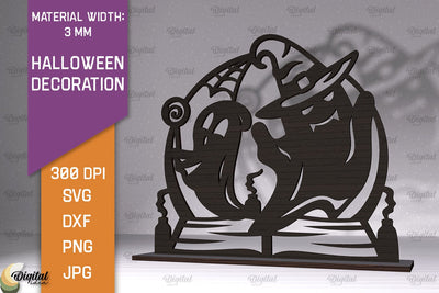 Halloween Decoration Laser Cut. Halloween Home Decor SVG SVG Evgenyia Guschina 