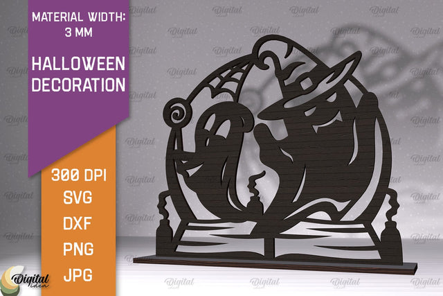Halloween Decoration Laser Cut. Halloween Home Decor SVG SVG Evgenyia Guschina 