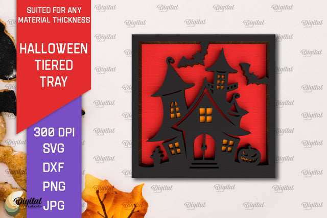 Halloween Decoration Laser Cut. Halloween Home Decor SVG SVG Evgenyia Guschina 