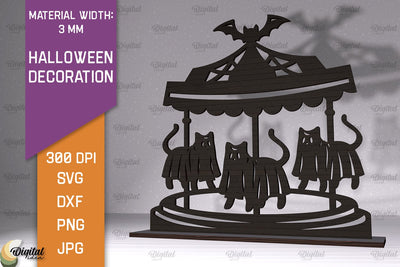 Halloween Decoration Laser Cut. Halloween Home Decor SVG SVG Evgenyia Guschina 