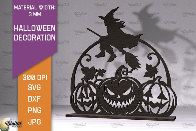 Halloween Decoration Laser Cut. Halloween Home Decor SVG SVG Evgenyia Guschina 
