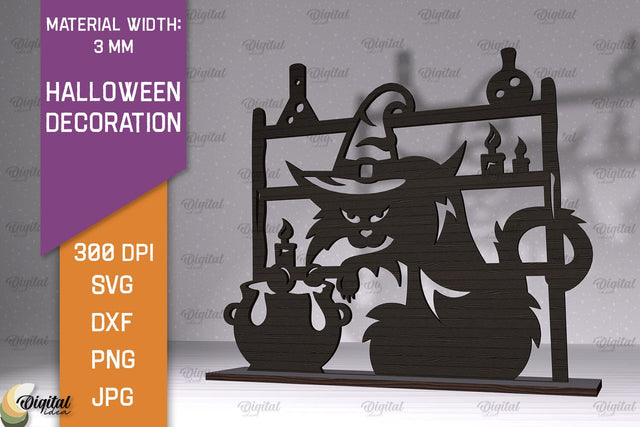 Halloween Decoration Laser Cut. Halloween Home Decor SVG SVG Evgenyia Guschina 