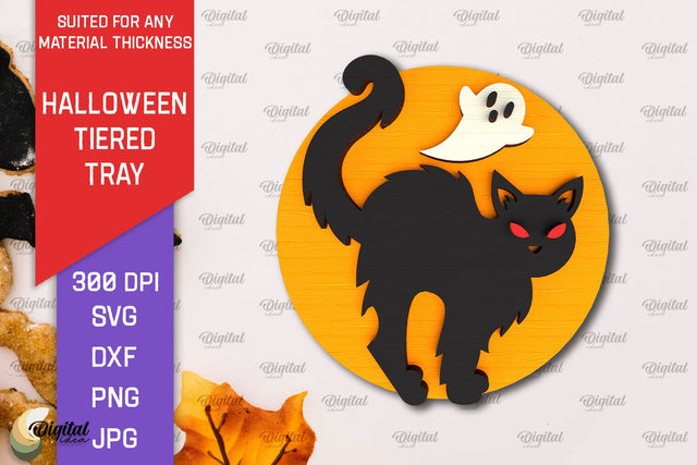 Halloween Decoration Laser Cut. Halloween Home Decor SVG SVG Evgenyia Guschina 