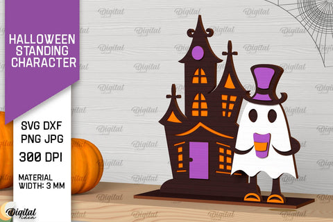 Halloween Decorations Laser Cut Bundle. Halloween Decor SVG SVG Evgenyia Guschina 