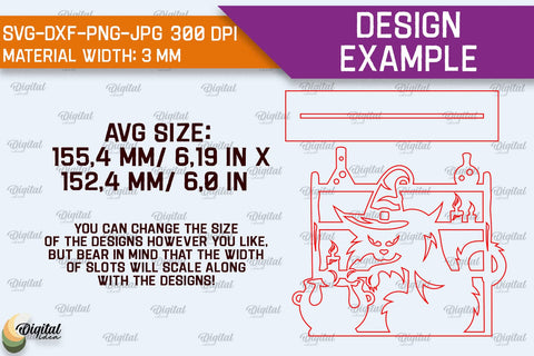 Halloween Decorations Laser Cut Bundle. Halloween Decor SVG SVG Evgenyia Guschina 