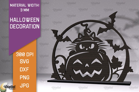 Halloween Decorations Laser Cut Bundle. Halloween Decor SVG SVG Evgenyia Guschina 