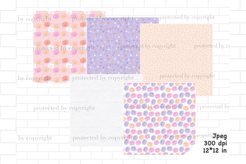 Halloween Digital Paper | Trick Or Treat Digital Paper Digital Pattern GlamArtZhanna 