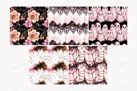 Halloween Digital Papers | Spooky Pattern Gothic Background Digital Pattern GlamArtZhanna 