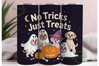 Halloween Dogs 20oz Tumbler Wrap Sublimation PixelChick 