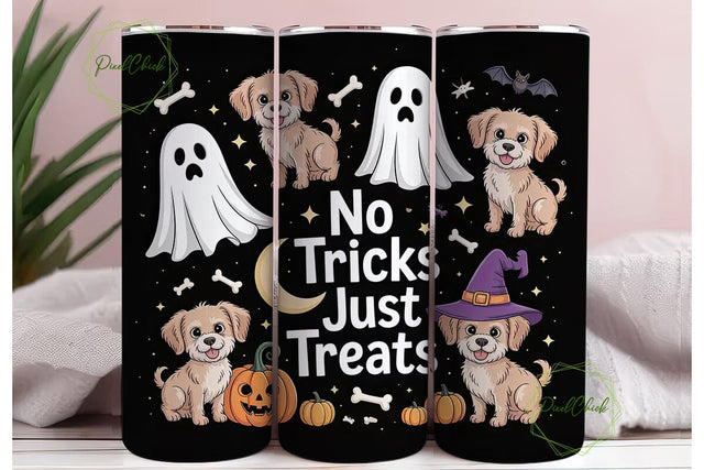 Halloween Dogs 20oz Tumbler Wrap Sublimation PixelChick 