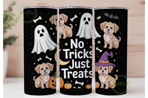 Halloween Dogs 20oz Tumbler Wrap Sublimation PixelChick 