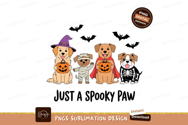 Halloween dogs costumes pumpkins witch Sublimation Designangry 