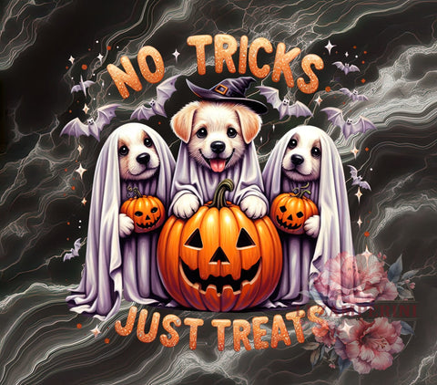 Halloween Dogs, No Tricks Just Treats, Dog PNG, Digital Download, Cute Halloween, Pet Halloween, Dog Clipart, Halloween Decor Sublimation Li Zamperini 