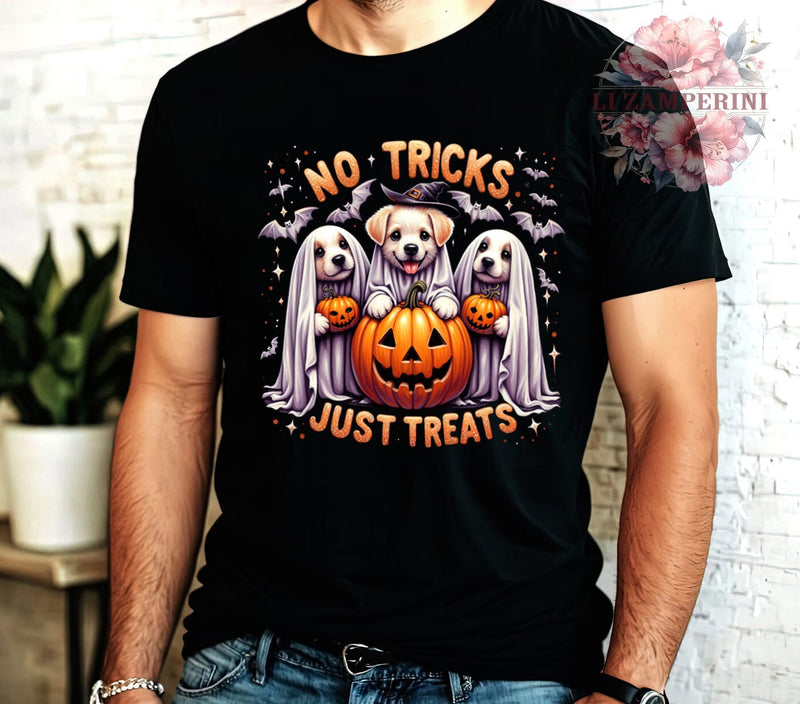 Halloween Dogs, No Tricks Just Treats, Dog PNG, Digital Download, Cute Halloween, Pet Halloween, Dog Clipart, Halloween Decor Sublimation Li Zamperini 