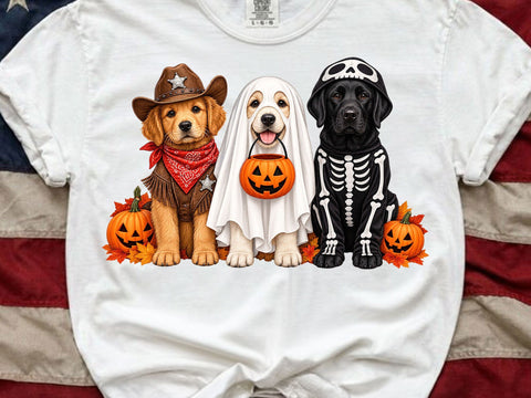 Halloween Dogs Trick or Treat PNG SVG artprintfile 