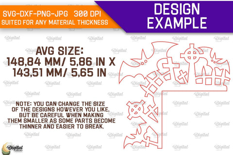 Halloween Door Corners Laser Cut Bundle. Halloween Decor SVG SVG Evgenyia Guschina 