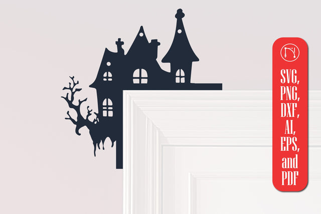 Halloween Door Corners Laser Cut SVG SVG MD JOYNAL ABDIN 