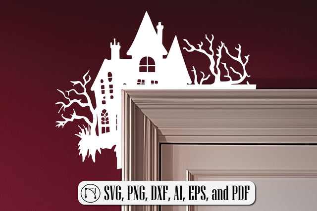 Halloween Door Corners Laser Cut SVG SVG MD JOYNAL ABDIN 