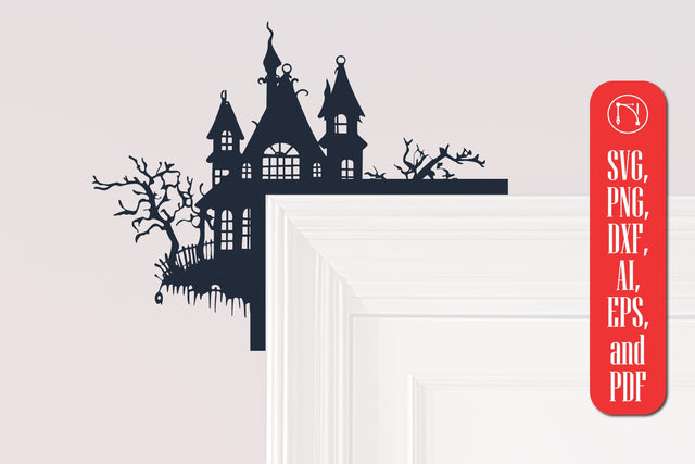 Halloween Door Corners Laser Cut SVG SVG MD JOYNAL ABDIN 