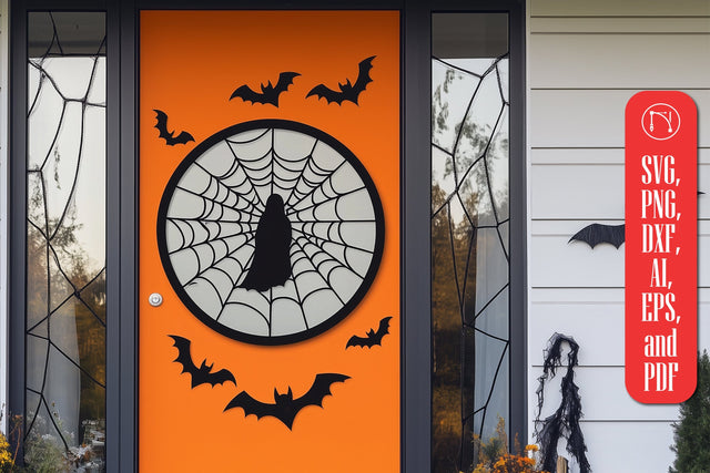 Halloween Door Hanger SVG Cut File SVG MD JOYNAL ABDIN 