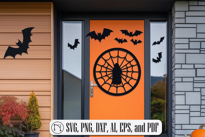 Halloween Door Hanger SVG Cut File SVG MD JOYNAL ABDIN 
