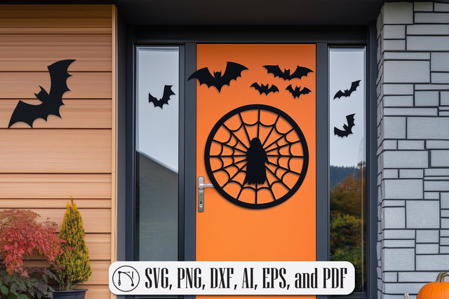 Halloween Door Hanger SVG Cut File SVG MD JOYNAL ABDIN 